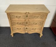 Carved Oak Chest Of Drawers