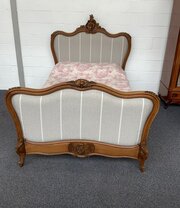 French Upholstered Bed