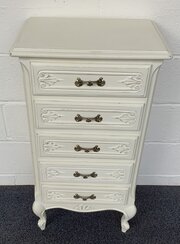 Painted French Chest Of Drawers 