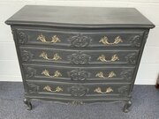 Painted French Chest Of Drawers 