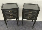 Pair Of Painted French Bedside Cabinets 