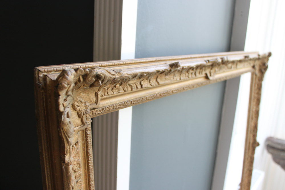 Antiques Atlas Large Gilt And Gesso Antique Picture Frame