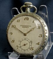 1930s Art Deco Chronometre Romeo Pocket Watch