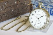 1930s Cortebert Pocket Watch And Chain