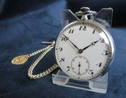 1930s Cyma Pocket Watch And Chain