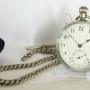 1930s Lanco pocket watch and chain