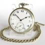 1930s Recta pocket watch and chain