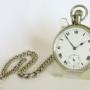 1930s Swiss Philia pocket watch and chain