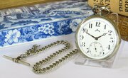 1930s Tellus Pocket Watch And Chain
