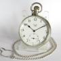 1932 silver Limit No 2 pocket watch with chain