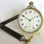 1940s Enicar pocket watch and albert