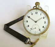 1940s Enicar Pocket Watch And Albert