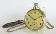 1940s Revue Pocket Watch And Chain
