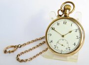 1940s Swiss Pocket Watch And Chain
