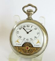 1960s Hebdomas Pocket Watch, Super Condition
