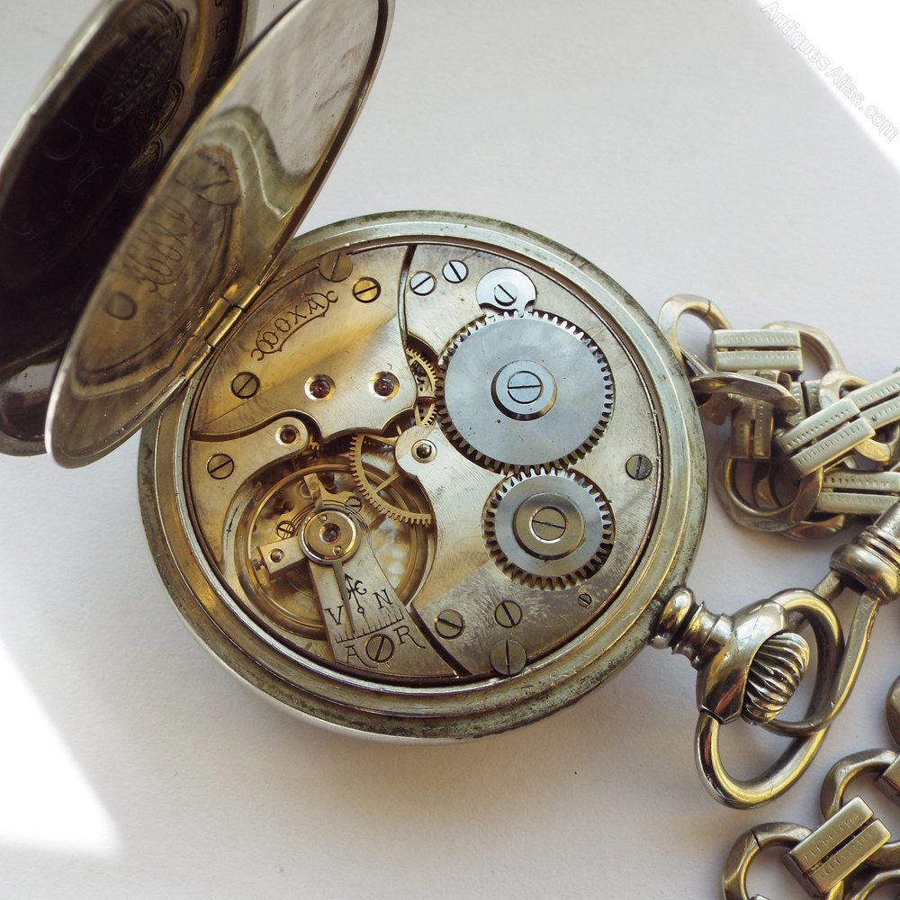 Antiques Atlas An Antique Doxa Pocket Watch With Chain