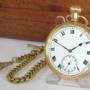 Antique 1920s Syren pocket watch and chain
