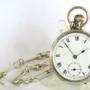 Antique Lanco pocket watch and chain