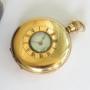Antique Omega Labrador half hunter pocket watch