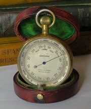 Antique Primavesi Pocket Barometer Altimeter
