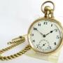 Antique Record pocket watch and albert chain