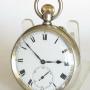 Antique Stauffer & Co IWC silver pocket watch