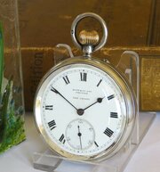 Antique ‘The County’ English Silver Pocket Watch