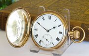 Antique Urania Full Hunter Pocket Watch