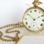 Antique Vertex pocket watch and chain