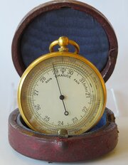 Antique Barometer / Altimeter, Original Case