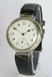 Antique Silver Audax Gents Wrist Watch