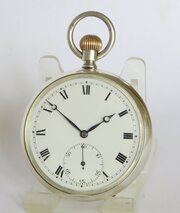 Antique Silver Stauffer Pocket Watch, 1903