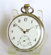 Antique Silver Tavannes Pocket Watch