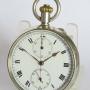 Antique Silver Chronograph Pocket Watch, 1919
