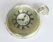 Antique Silver Half Hunter Pocket Watch, 1923