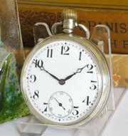 Antique Silver Pocket Watch, 1925