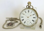 Chunky Antique Longines Pocket Watch And Chain