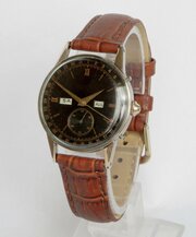 Gents 1940s Movado Calendograf Triple Date Watch