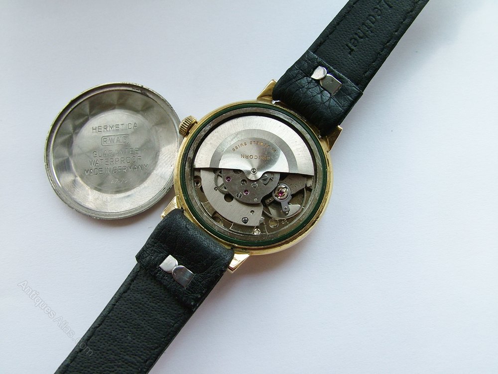 Antiques Atlas Gents 1960s Unicorn Amphibian Wrist Watch