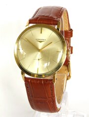 Gents 9ct Gold Longines Wrist Watch, 1964