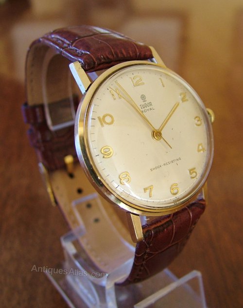Antiques Atlas Gents 9ct Gold Tudor Royal Wrist Watch
