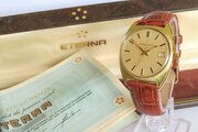 Gents Eterna-Matic Wrist Watch, Box & Papers