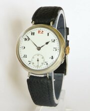 Gents Antique Silver Trench Watch, 1914