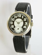 Gents Antique Silver Trench Watch, 1916