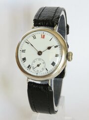 Gents Antique Silver Wrist Watch, 1924