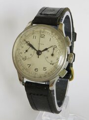 Gents Early 1940s Cyma Chronograph Wrist Watch