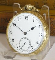 Vintage 1930s Gold Filled Pocket Watch