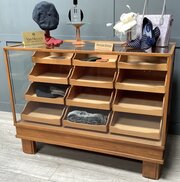 12 Drawer Oak Haberdashery Shop Display Counter