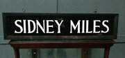 1940s Sidney Miles Shop Advertising Sign