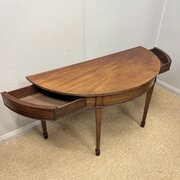 Georgian Console Table With 2 Drawers